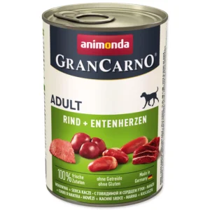 Animonda Gran Carno Adult hovězí a kachní srdce 400g