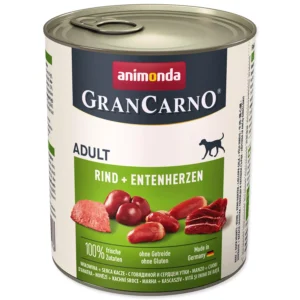 Animonda Gran Carno Adult hovězí a kachní srdce 800g