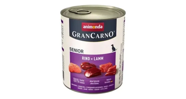 Animonda Gran Carno Senior hovězí a jehně 800g