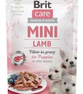 Brit Care Dog Mini Puppy Lamb fillets in gravy 85g