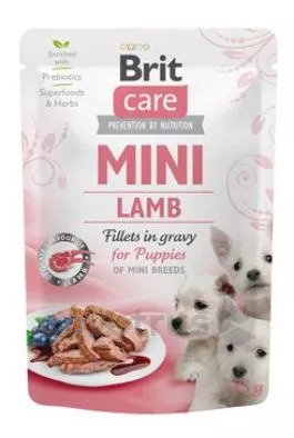 Brit Care Dog Mini Puppy Lamb fillets in gravy 85g