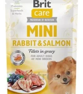 Brit Care Dog Mini Rabbit&Salmon fillets in gravy 85g