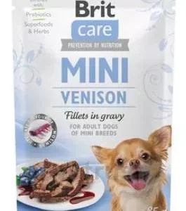 Brit Care Dog Mini Venison fillets in gravy 85g