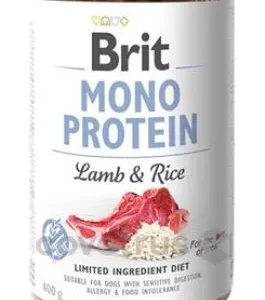 Brit Dog konzerva Mono Protein Lamb & Rice 400g