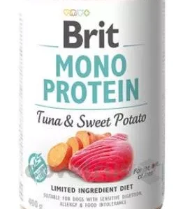 Brit Dog konzerva Mono Protein Tuna & Sweet Potatto 400g
