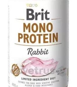 Brit Dog konzerva Mono Protein rabbit 400g