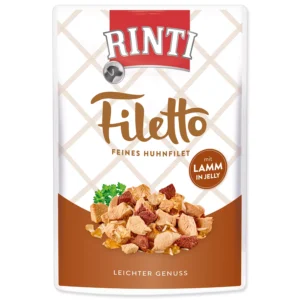 Kapsička RINTI Filetto kuře + jehně v želé 100g