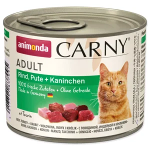 Konzerva ANIMONDA Carny Adult hovězí, krůta+ králík 200g