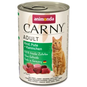 Konzerva ANIMONDA Carny Adult hovězí,krůta + králík 400 g