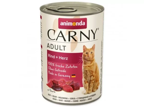 Konzerva ANIMONDA Carny Adult hovězí+srdíčka 400 g