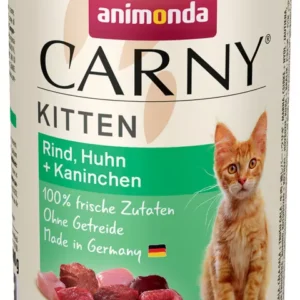 Konzerva ANIMONDA Carny Kitten hovězí, kuřecí + králík 400g