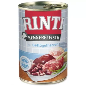 Konzerva Rinti Kennerfleisch drůbeží srdcíčka 400g