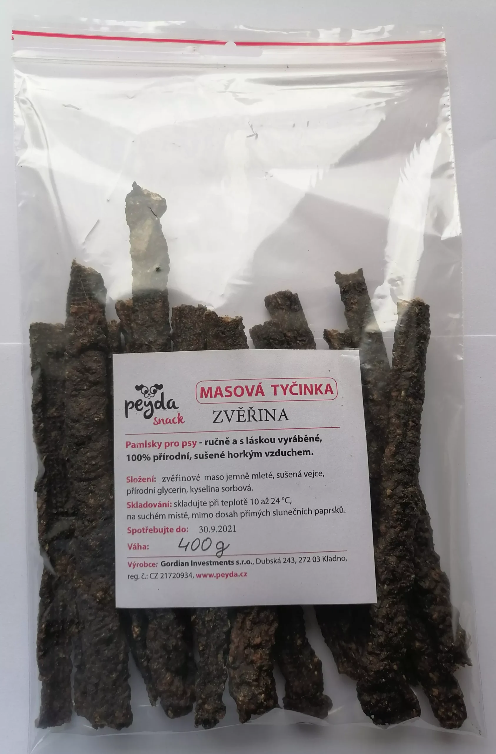 ZVĚŘINOVÁ TYČINKA 400g - Obrázek 2