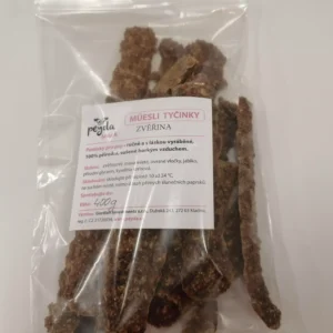 Müesli tyčinky zvěřinové (jablko) 400g