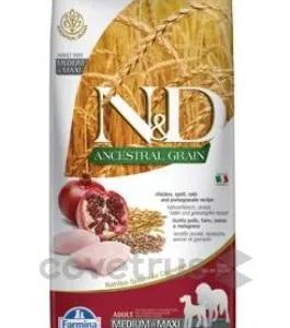 N&D LG DOG Adult M/L Chicken&Pommegranate 12kg