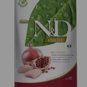 N&D PRIME CAT Neutered Chicken&Pomegranate 10kg
