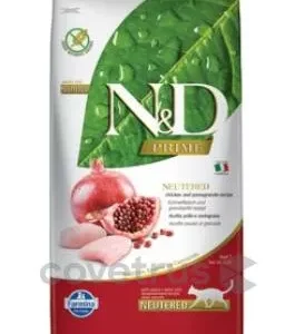 N&D PRIME CAT Neutered Chicken&Pomegranate 5kg