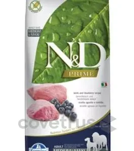N&D PRIME DOG Adult M/L Lamb&Blueberry 12kg