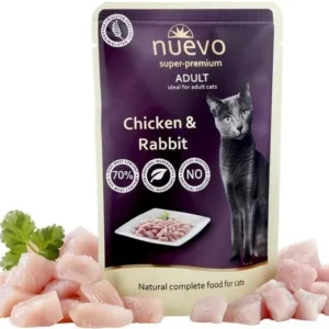 Nuevo kočka kapsa adult kuře a králík 85g