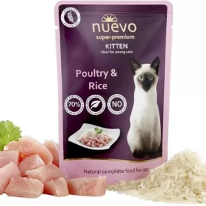 Nuevo kotě kapsa drůbeží s rýží 85g