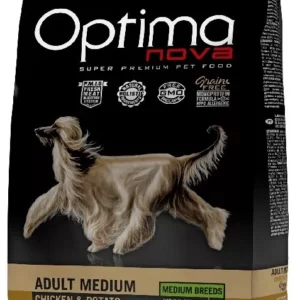 OPTIMAnova Dog Adult Medium Chicken & Potato GF 12 kg
