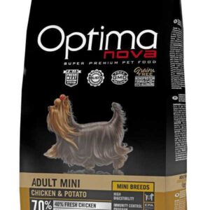 OPTIMAnova Dog Adult Mini Chicken & Potato GF 8 kg