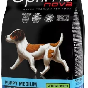 OPTIMAnova Dog Puppy Medium Chicken & Rice 12 kg