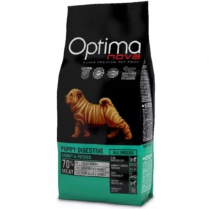 PTIMAnova Dog Puppy Digestive Rabbit & Potato GF 12 kg