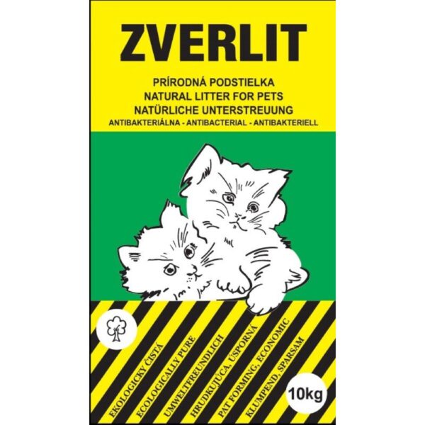 ZVERLIT Podestýlka zelená,hrubá, kočka 10kg