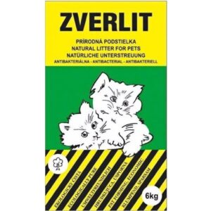 ZVERLIT Podestýlka zelená,hrubá, kočka 6kg