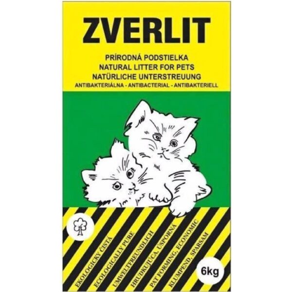ZVERLIT Podestýlka zelená,hrubá, kočka 6kg